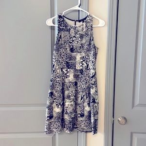 Black and white patterned fashion design dress. Perfect for formal attire